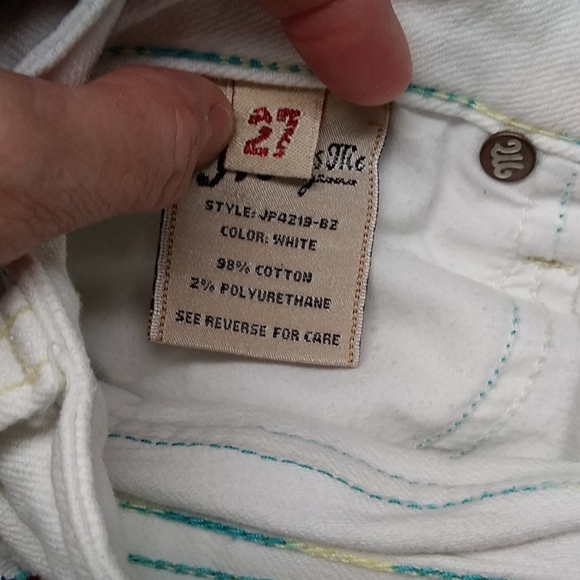 SOLD....Miss me white jeans - Picture 5 of 5